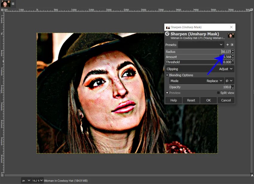 GIMP's Sharpen (Unsharp Mask) Filter for Sharpening Photos Davies