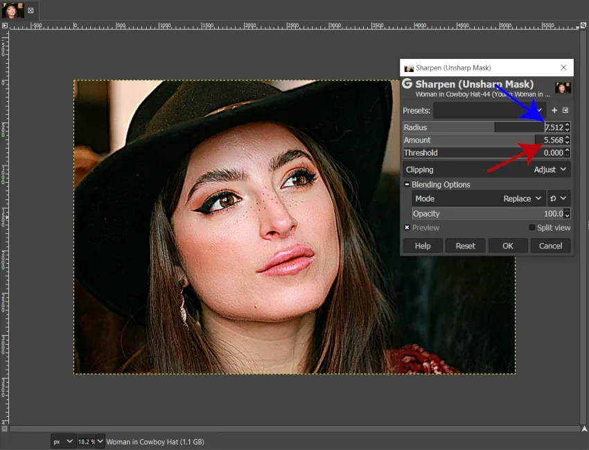 GIMP's Sharpen (Unsharp Mask) Filter for Sharpening Photos Davies