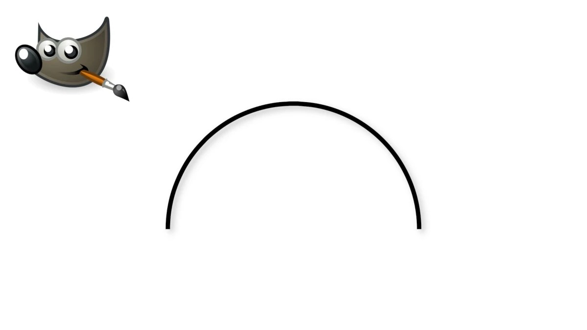 Draw an Arc in GIMP Basics for Beginners Davies Media Design