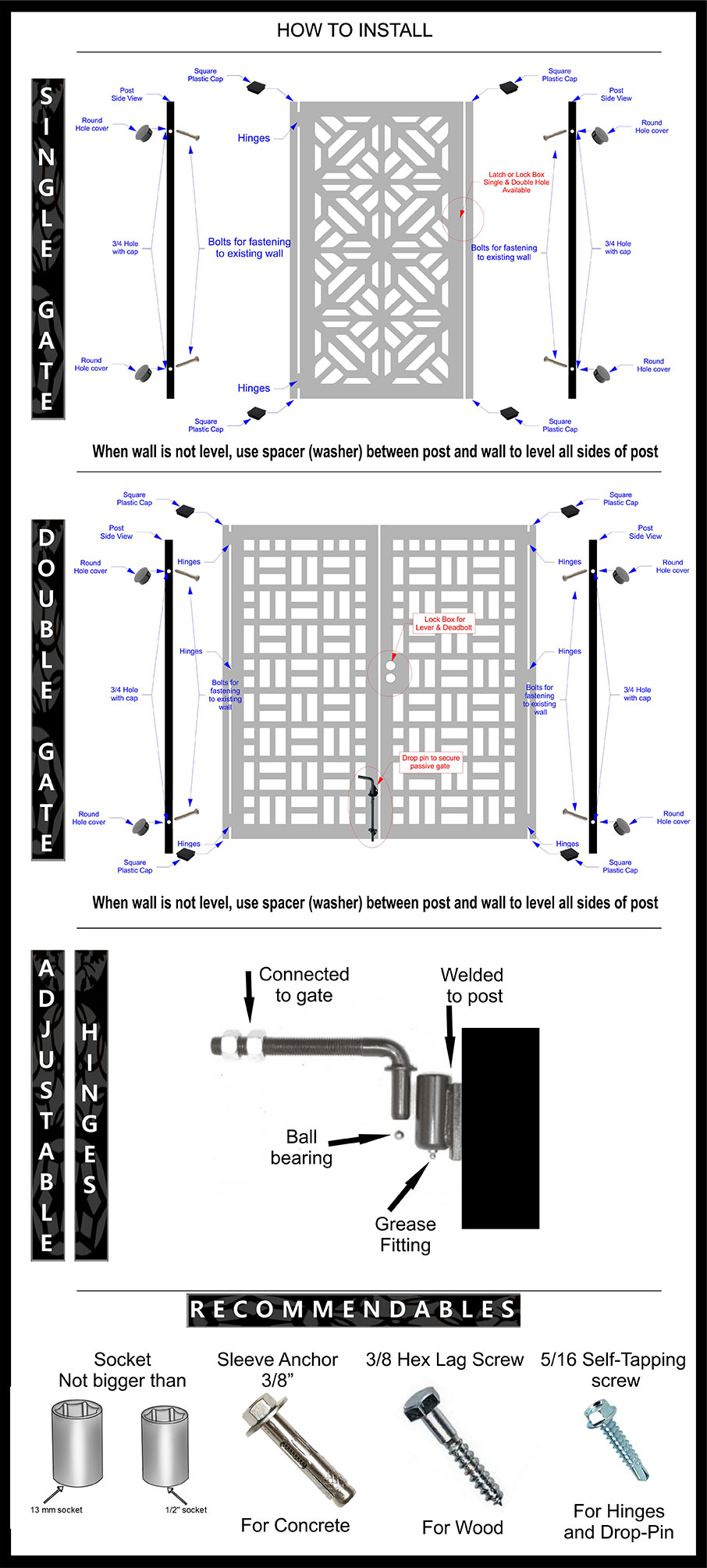 Decorative Indoor Metal Gates Enhance Your Home's Style