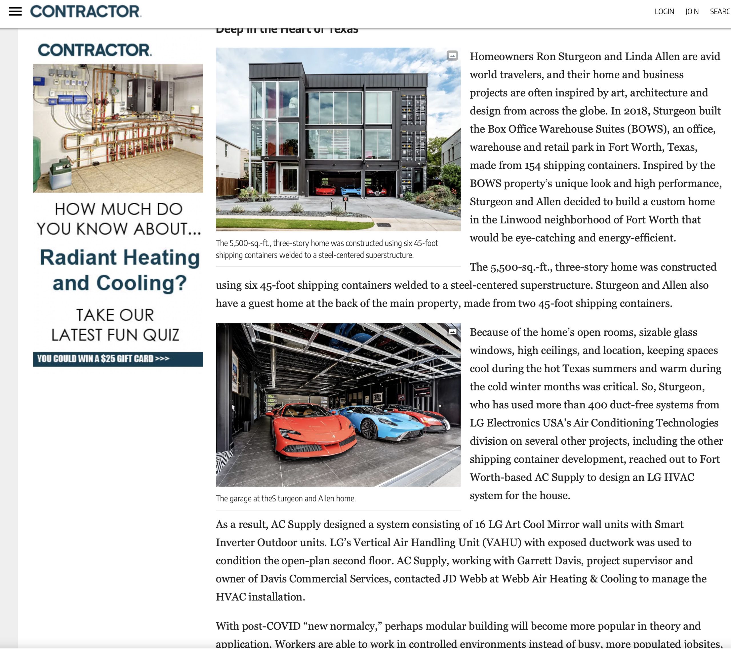 Contractor Magazine Davis Commercial Services