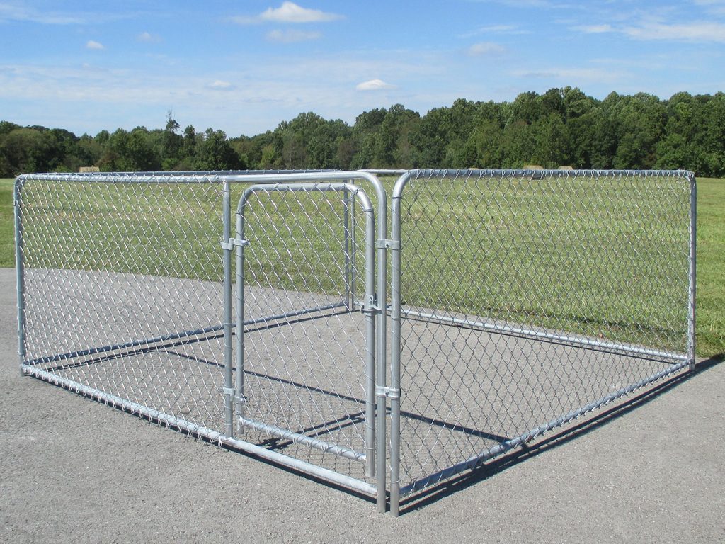 Chain Link Complete Dog Kennel, 10 Ft X 10 Ft X Ft