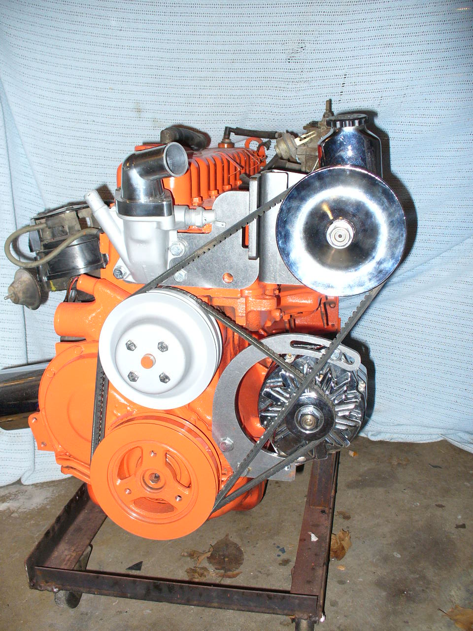 10058 POWER STEERING BRACKET 194 215 230 250 CHEVY USING INTEGRATED OR NONINTEGRATED HEAD