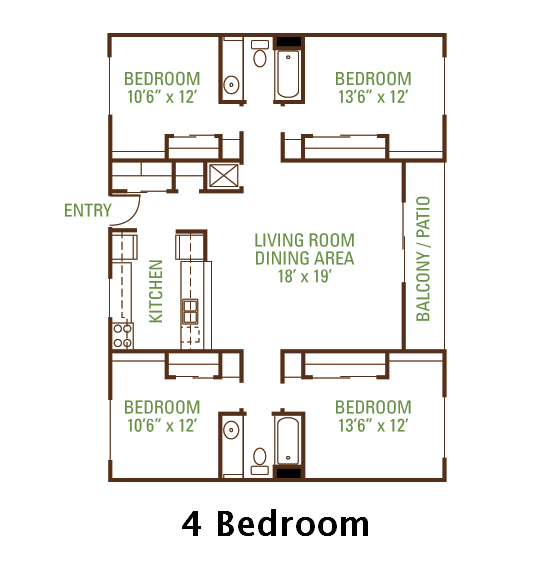 Information about "L 4 bedroom.png" on the trees apartments Davis