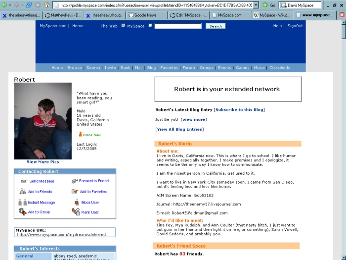 Information about "myspace.jpg" on myspace Davis LocalWiki