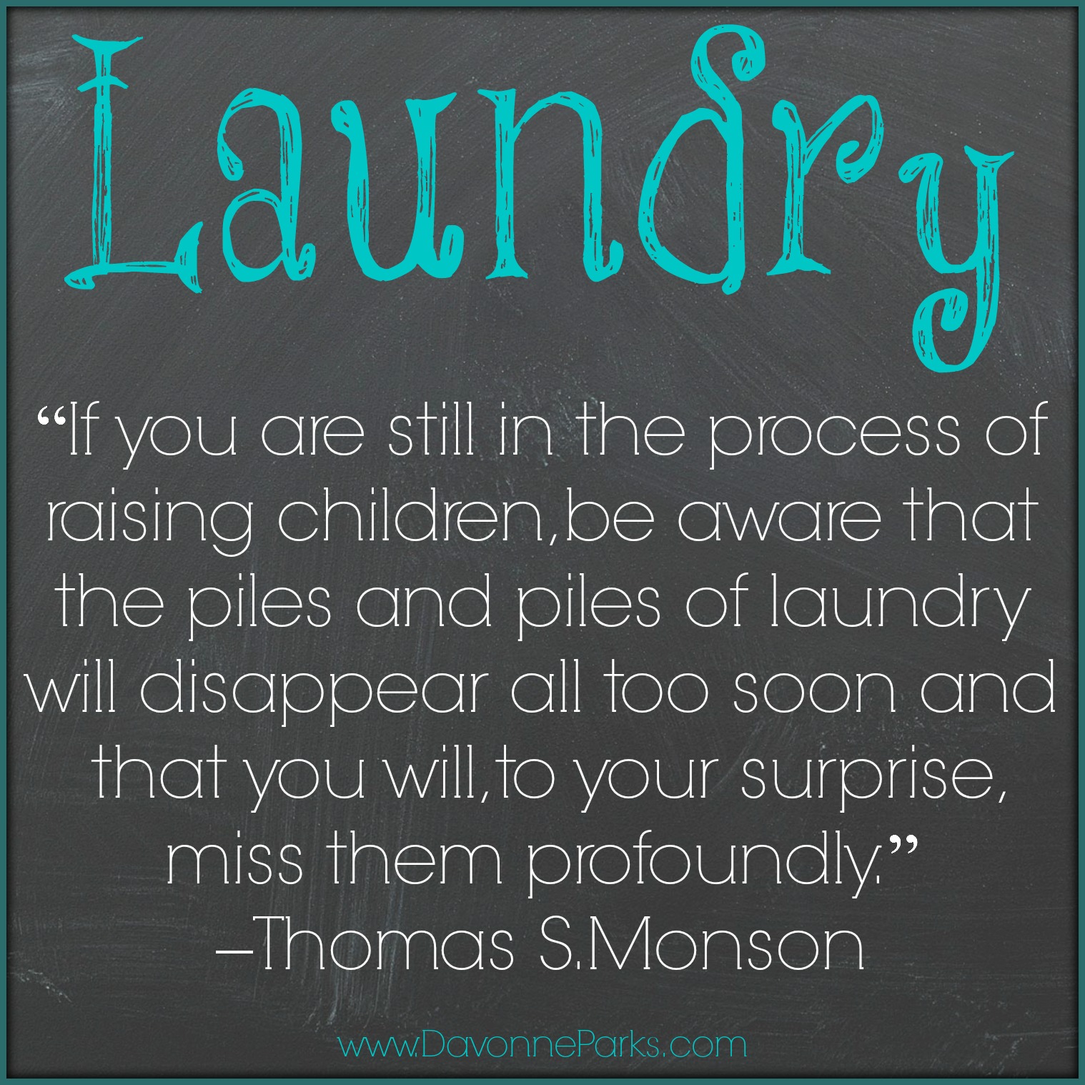 Laundry - Davonne Parks
