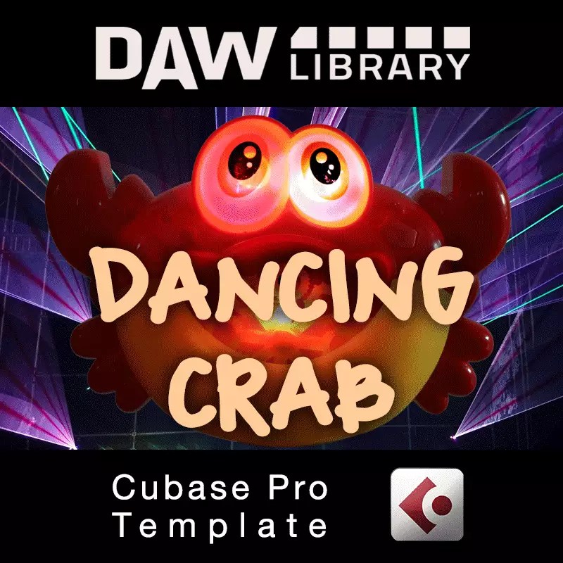 Dancing Crab Cubase Template dance pop MaxiBeat