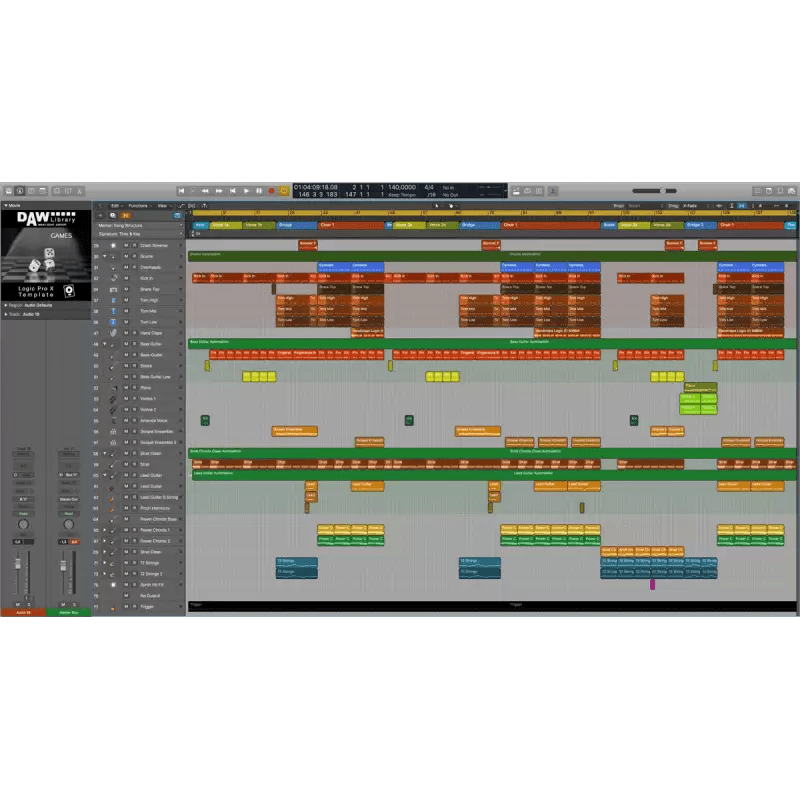 Games Logic Pro template pop rock music Ed Sheeran