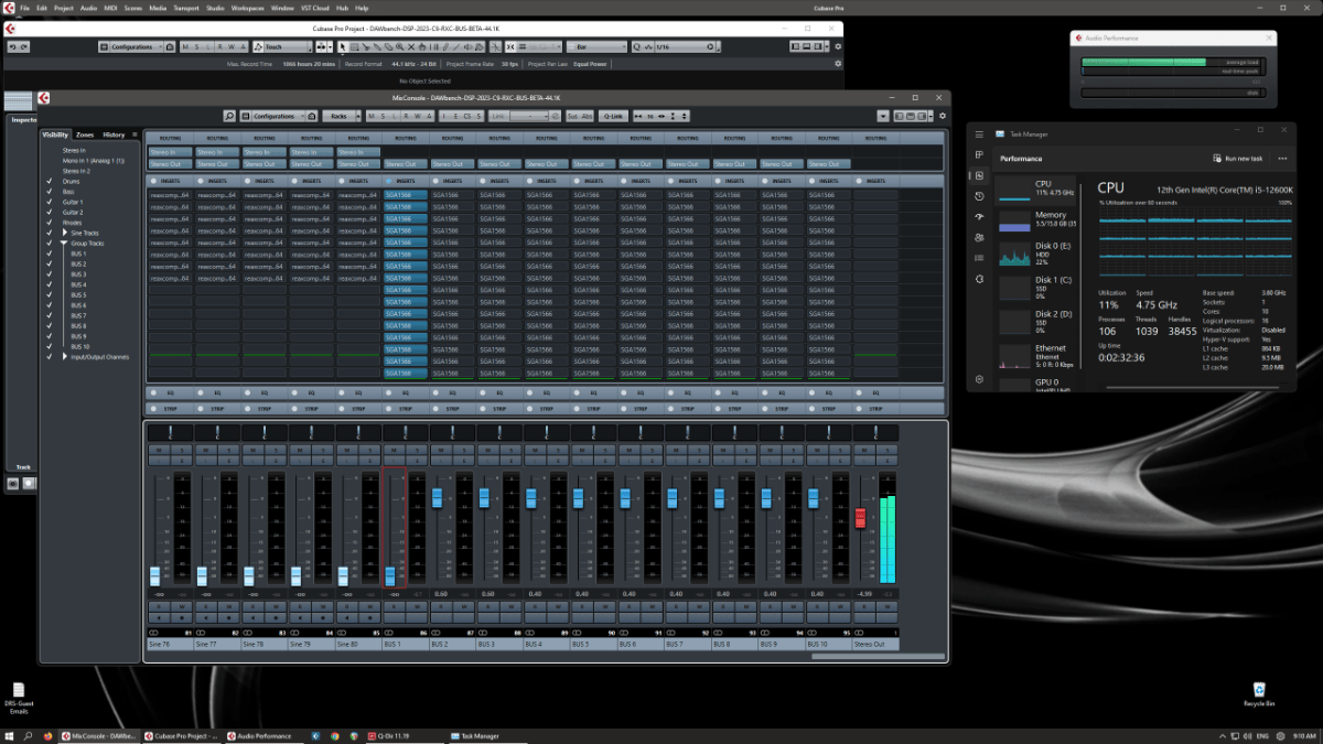 DAWBench DSP / VI Universal Cross Platform DAW Benchmarks Page 43 Gearspace