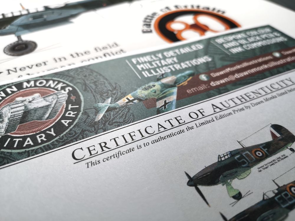 Battle of Britain 80th Anniversary Limited Edition Giclée A3 Print (1
