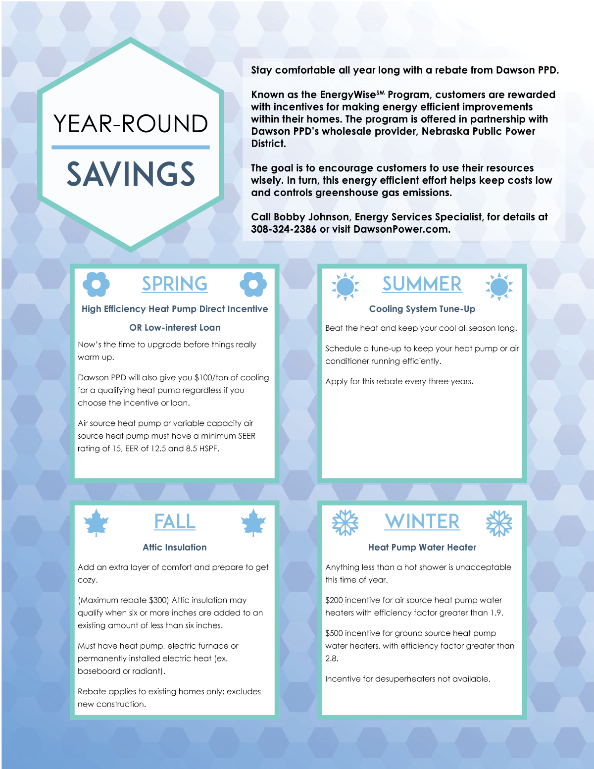 Yearround savings Dawson Public Power District