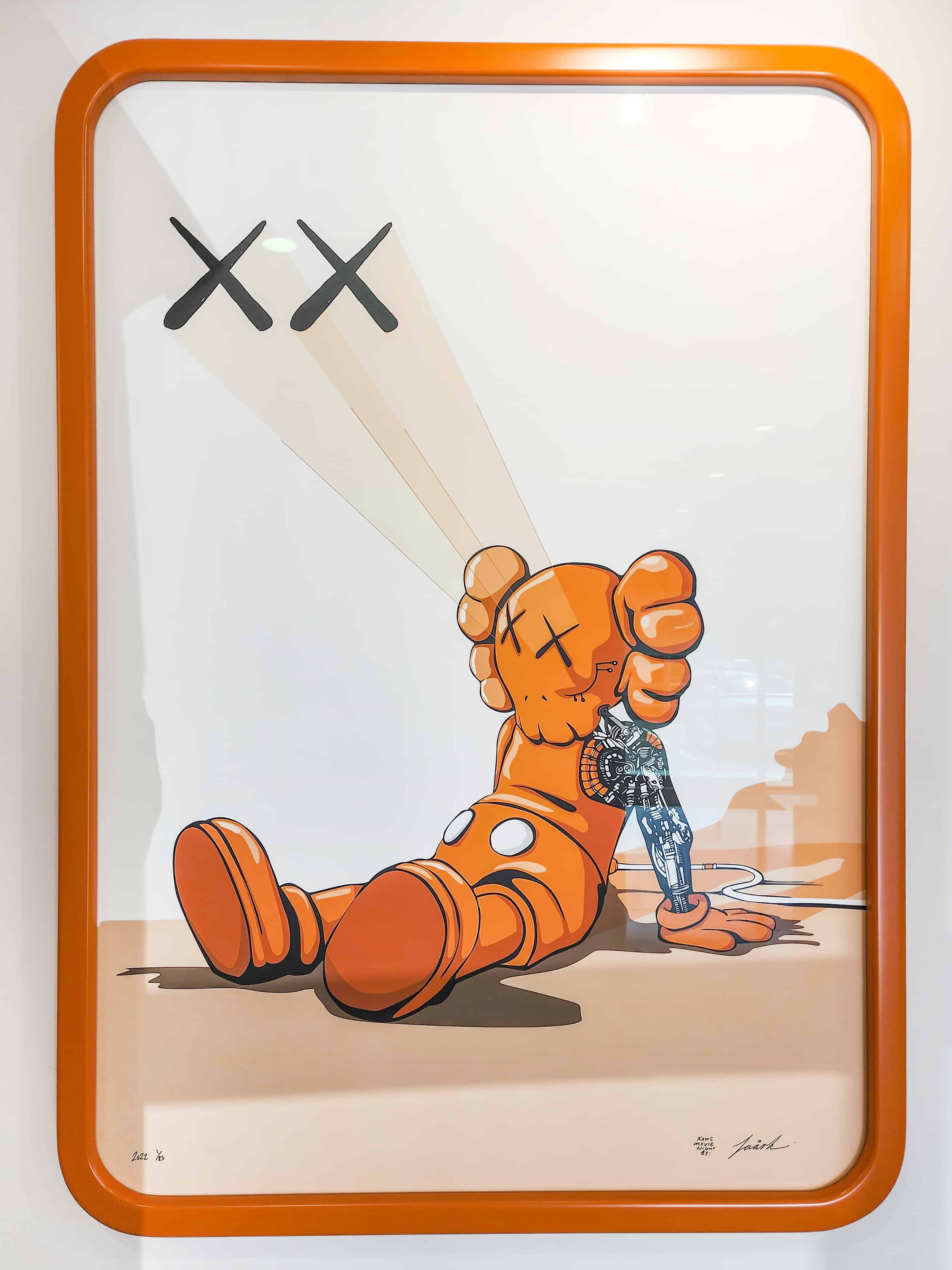 Dawsons Handcrafted Range Just Around the Corner Frame KAWS Fan Art