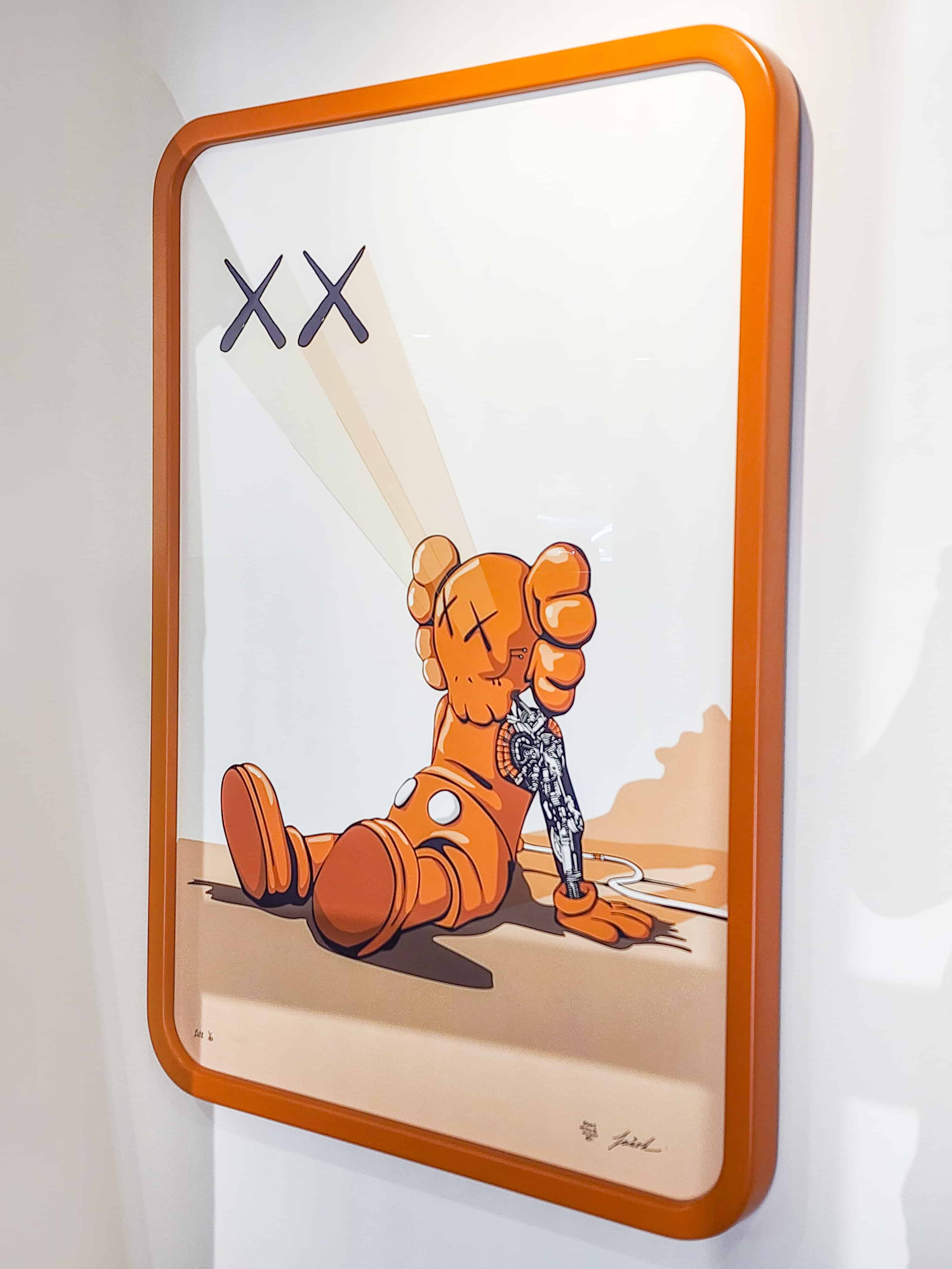Dawsons Handcrafted Range Just Around the Corner Frame KAWS Fan Art