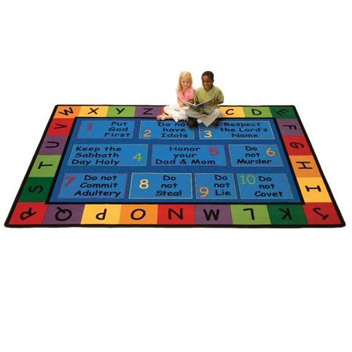 Classroom carpets, daycare, preschool and religious rugs.