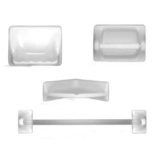 Daltile® Ceramic Bathroom Accessory Set Daycon