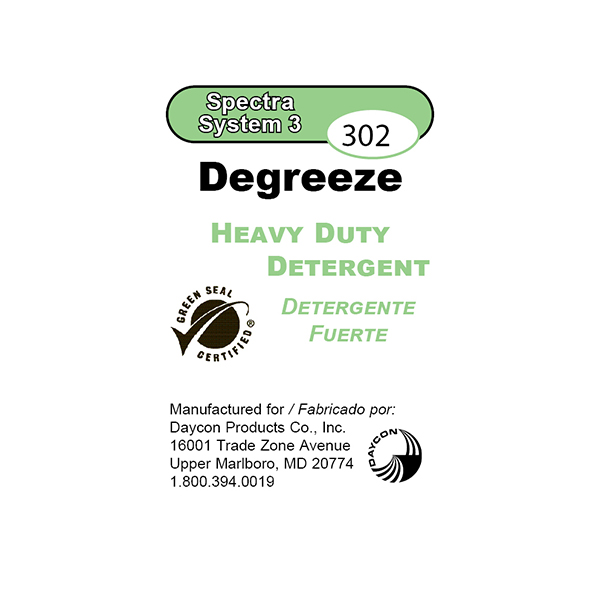 SPEC 302 Degreez Heavy Duty Degreaser (Label) Daycon