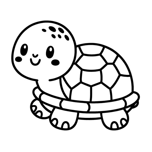 Professional Turtle Coloring Page 4 Free Printable Pages