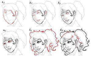 нарисовать обнаженную женщину