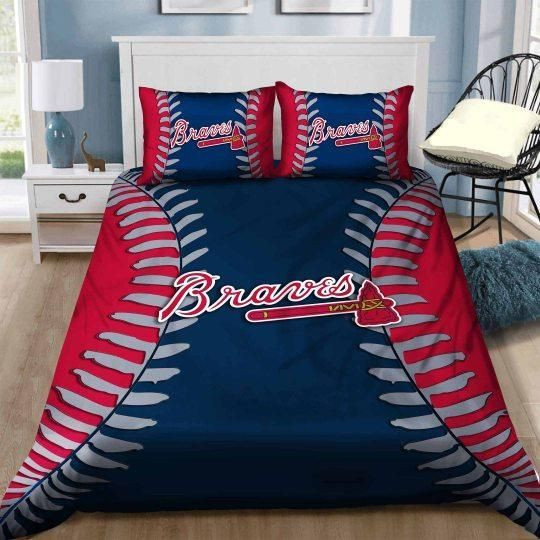 Atlanta Braves Bedding Set Daymira™ Wear For Everyday Pleasant