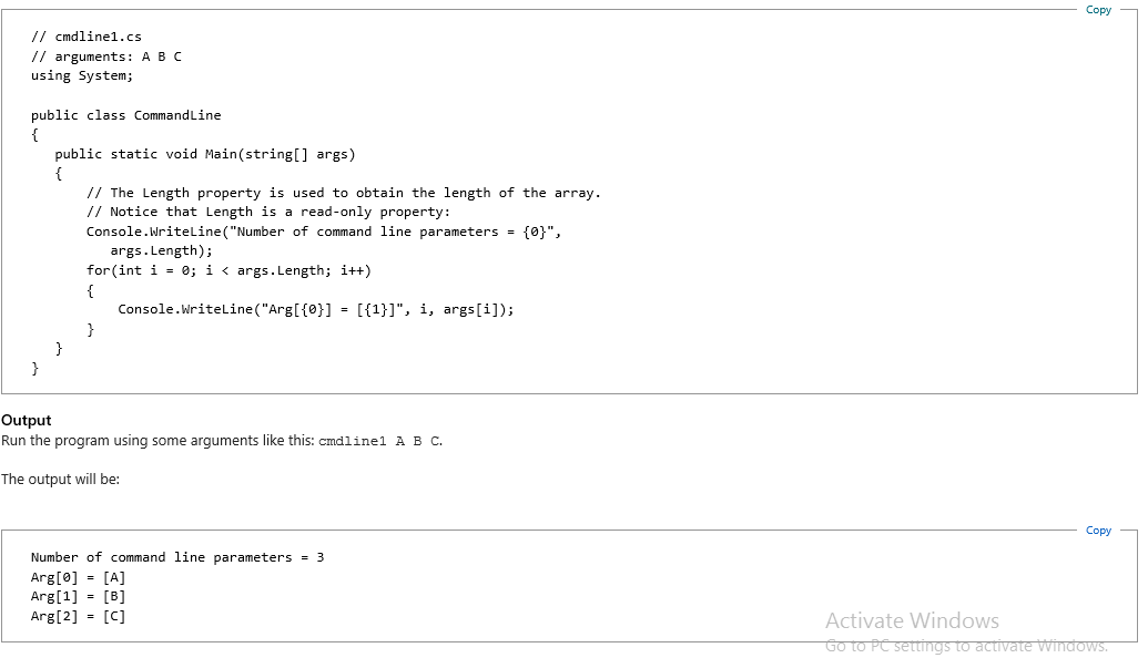 Làm sao để truyền string[] args trong C? programming Dạy Nhau Học