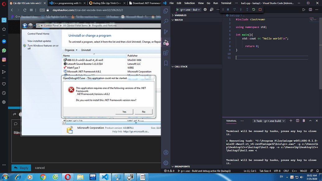 Cài đặt VSCode trên win32 randomq Dạy Nhau Học