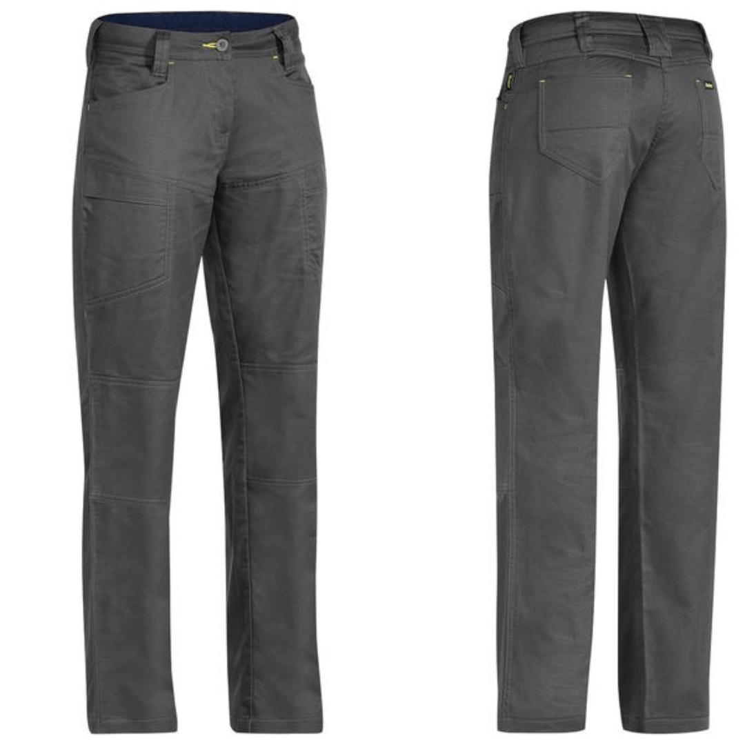 Bisley BPL6474 Women's X Airflow Ripstop Vented Work Pants Charcoal