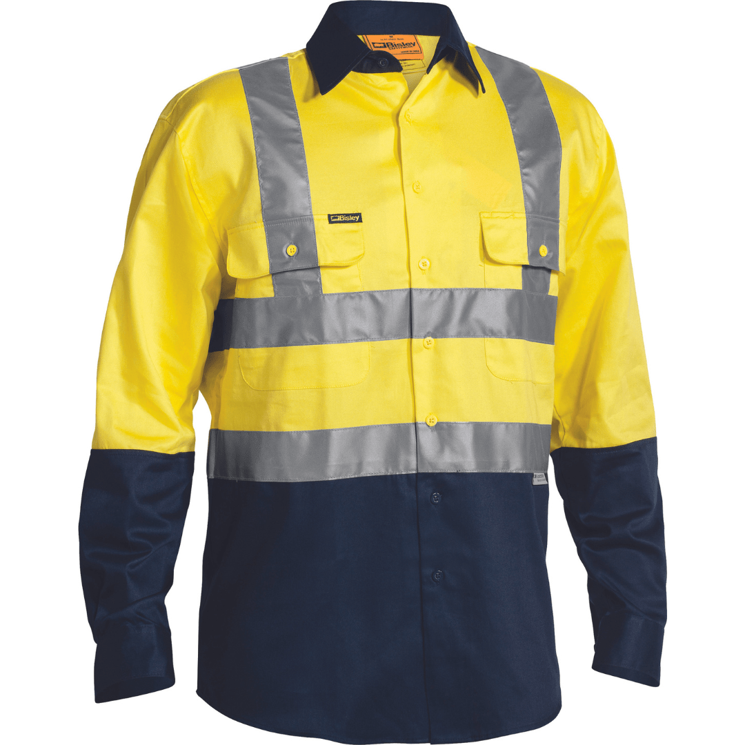 Bisley BAB0359T Taped Hi Vis Action Back Overalls O/N Days Industrial