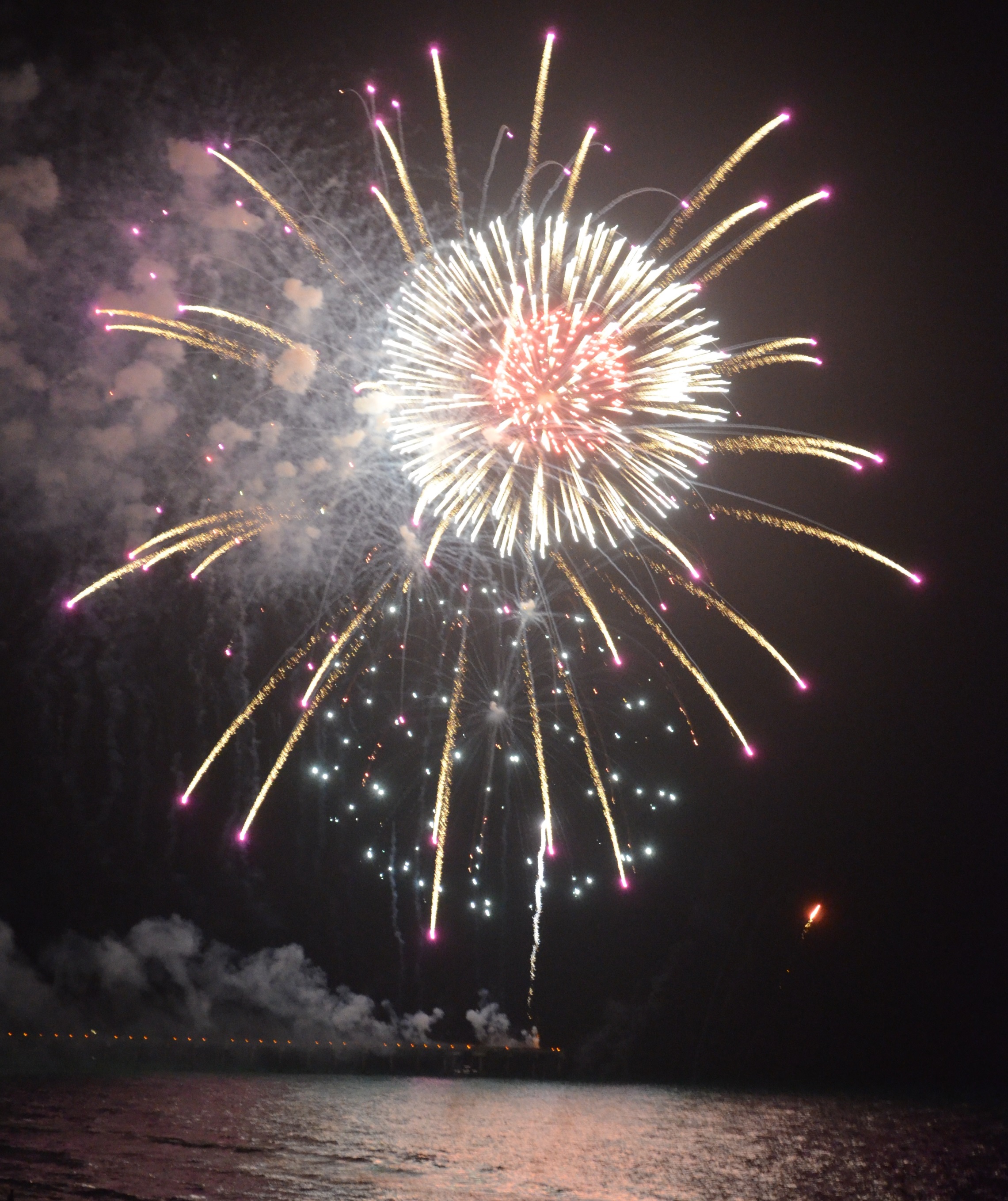 Fireworks Over The Gulf Days Inn Panama City Beach Florida