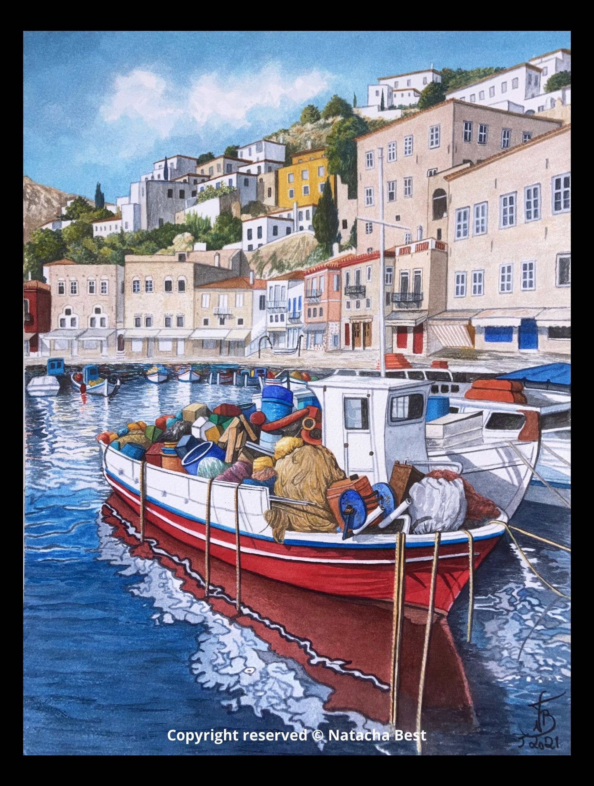 NATACHA BEST PAINTING EXHIBITION "Hydra, a Poetic Reality.." at the