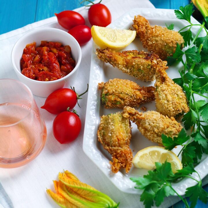 How To Make Ricotta Stuffed Zucchini Flowers Days of Jay