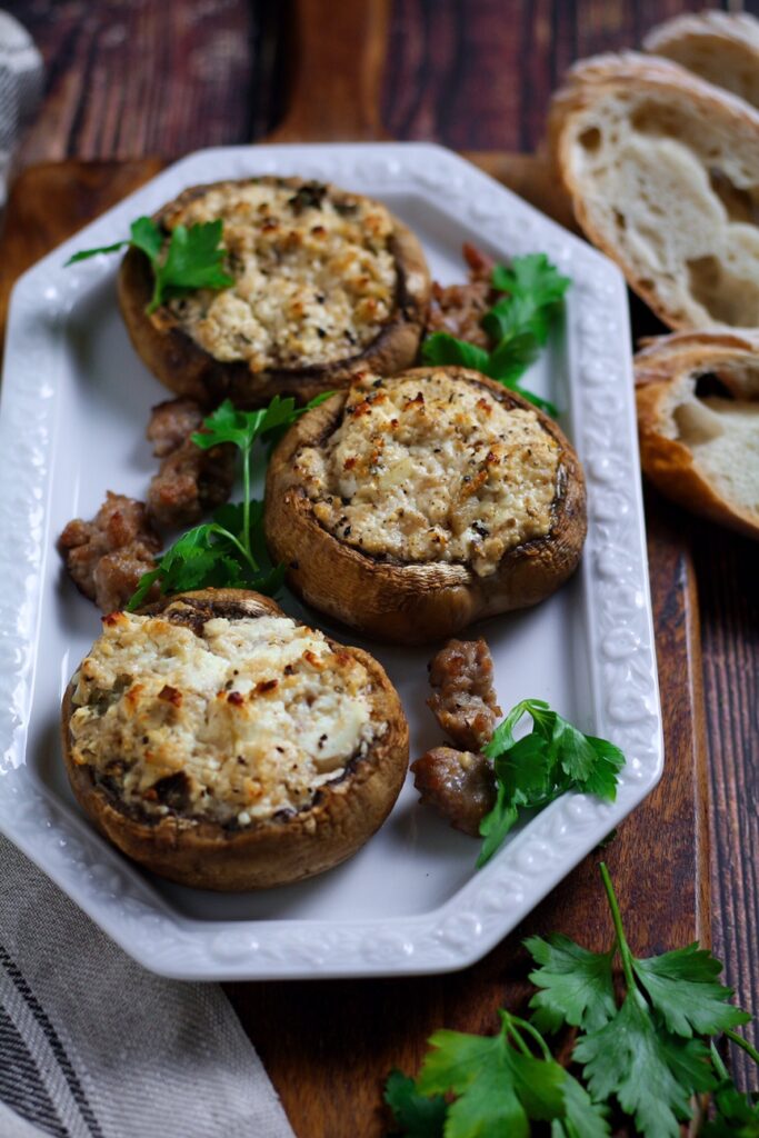 How To Make Roasted Feta Stuffed Mushrooms Days of Jay