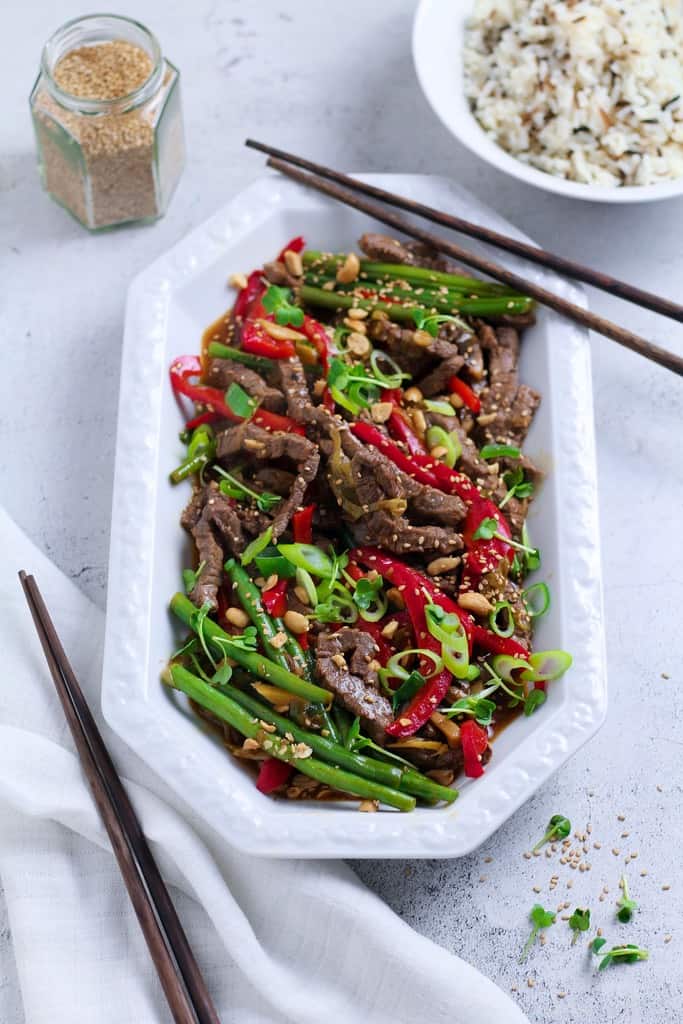 How to make quick and easy Ginger Beef Stir Fry Days of Jay