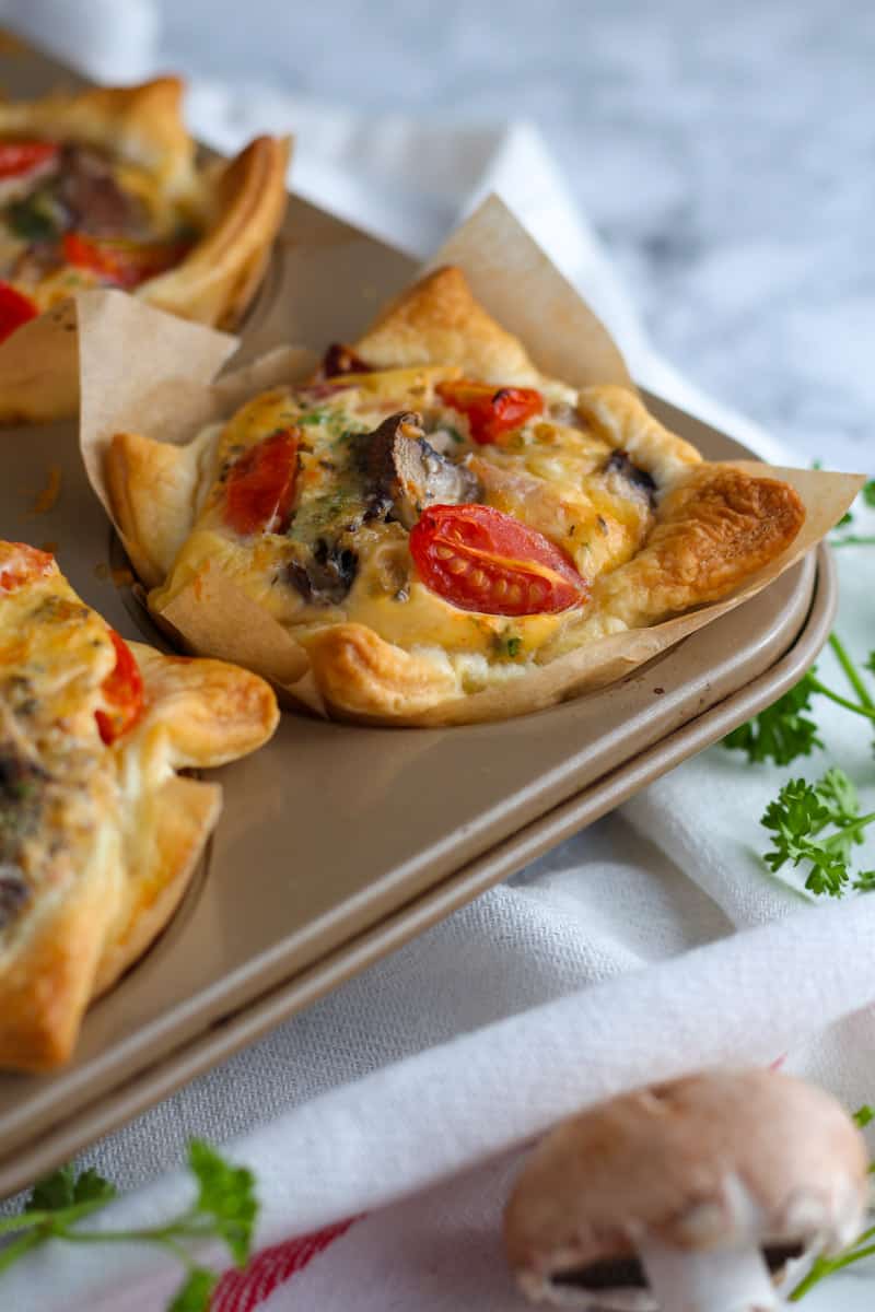 How to make Puff Pastry Mini Quiches Days of Jay