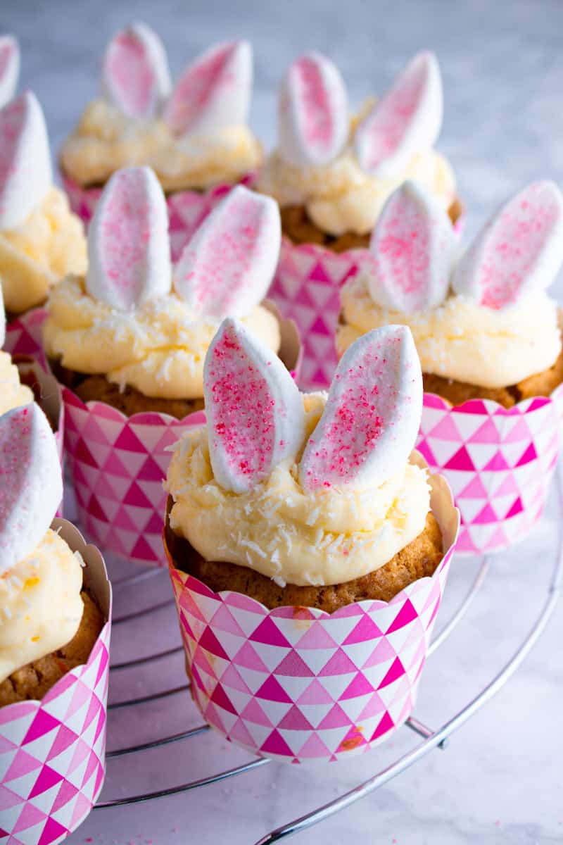 Easter Bunny Cupcakes Days of Jay