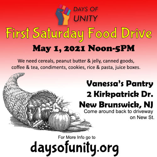 May Day Food Drive is Upon Us! Days of Unity
