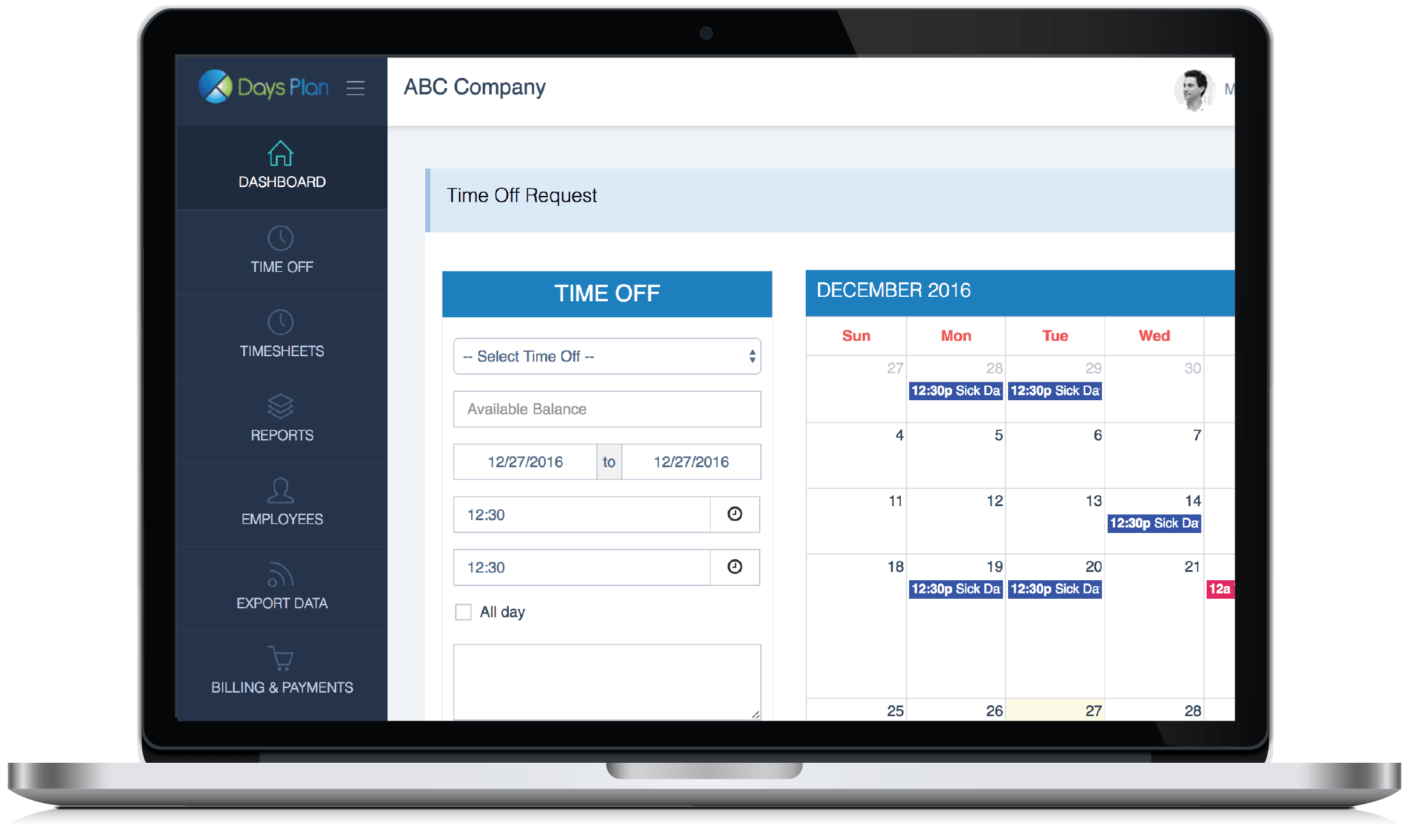 Vacation Tracking | PTO Management by DaysPlan