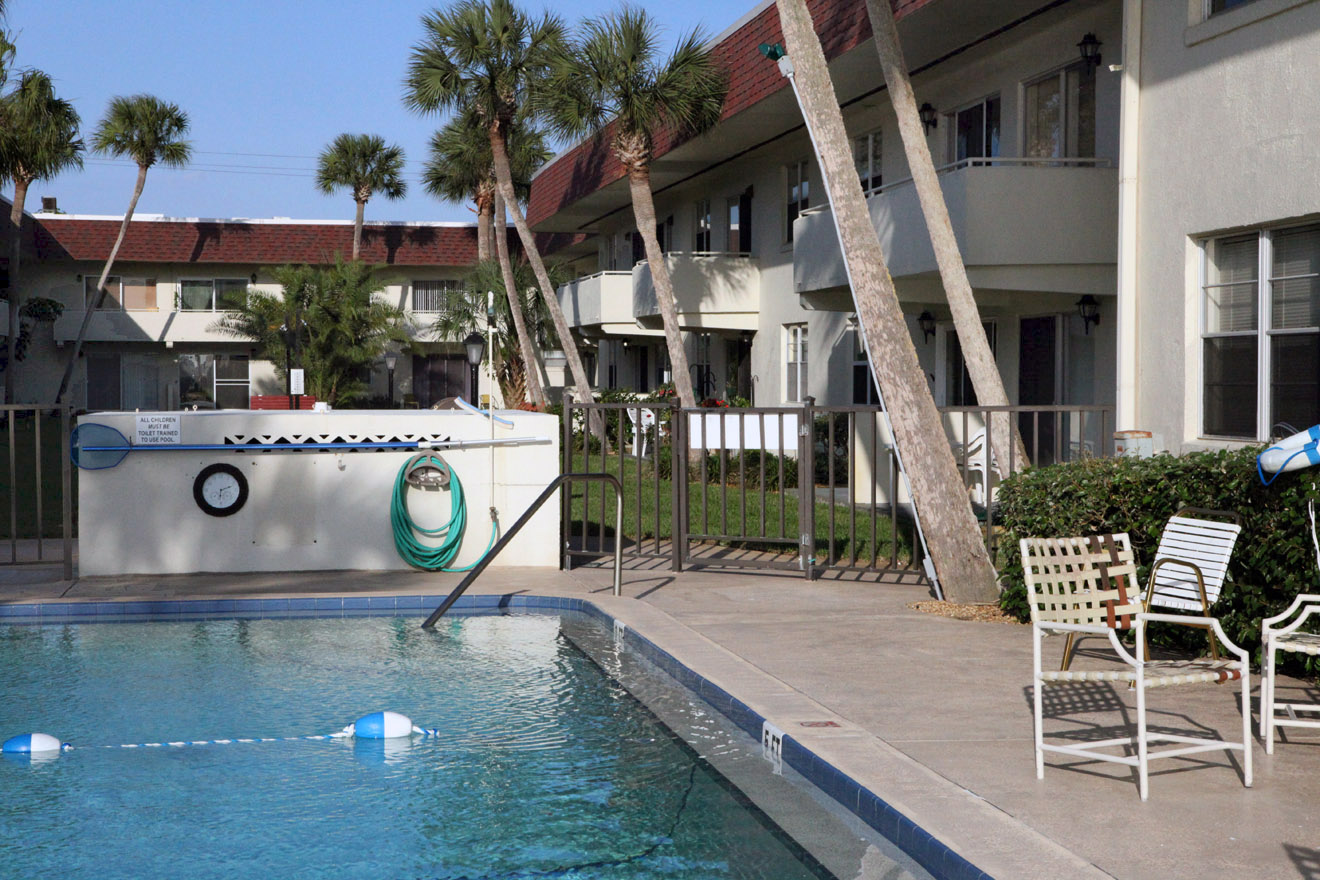 Riverside Condominium. View From River. Daytona Condos