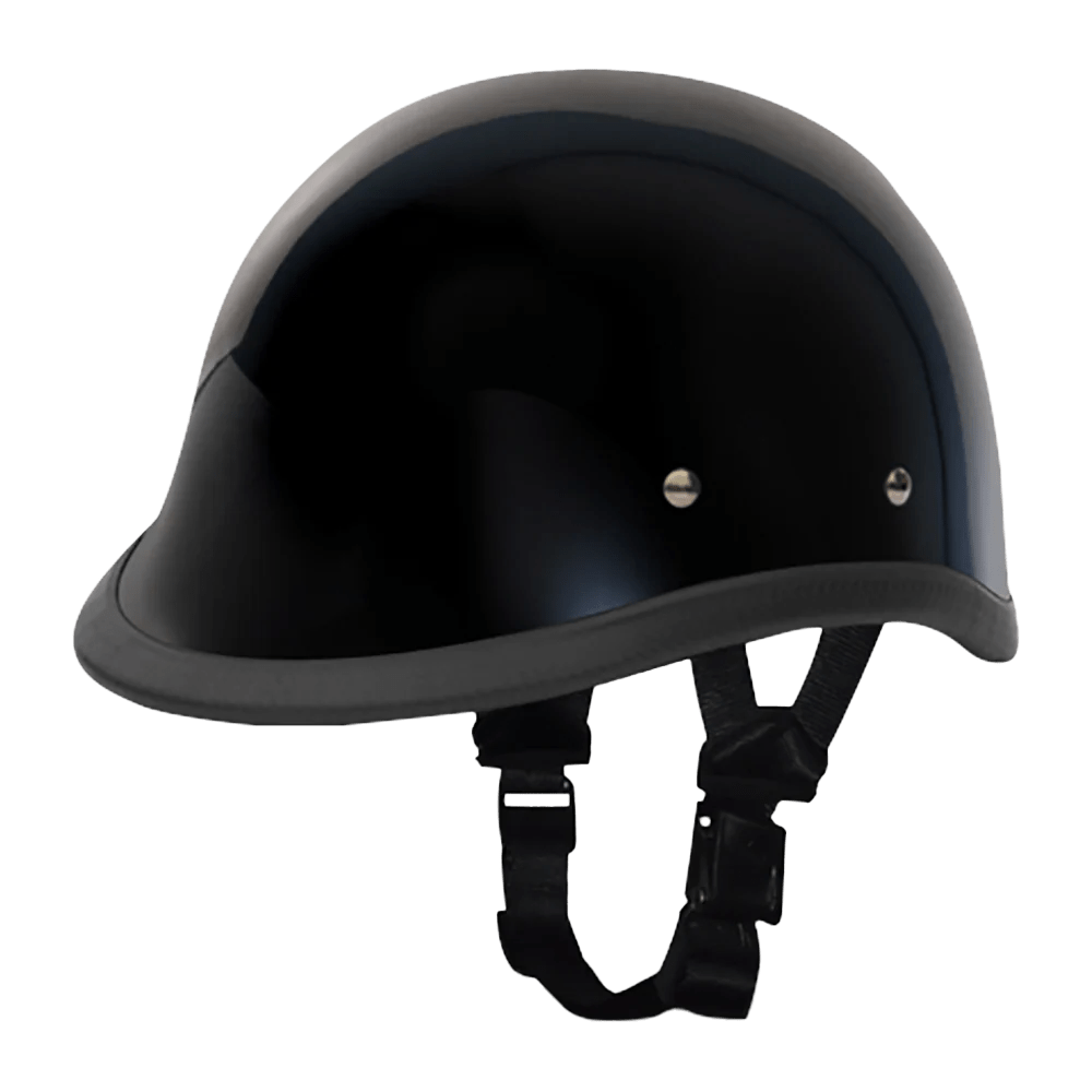 Novelty Hawk HiGloss Black Daytona Helmets