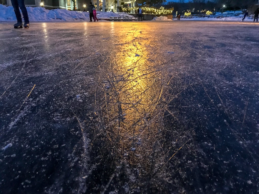 Ice Skating at Centennial Lakes in Edina An Unbelievable MN Night