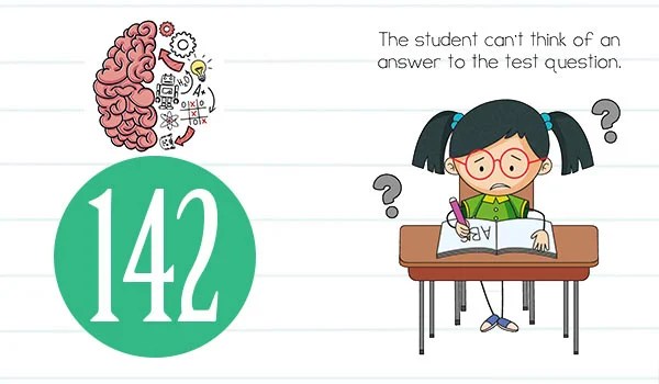 Brain Test Level 142 The student can’t think of an answer Daze Puzzle