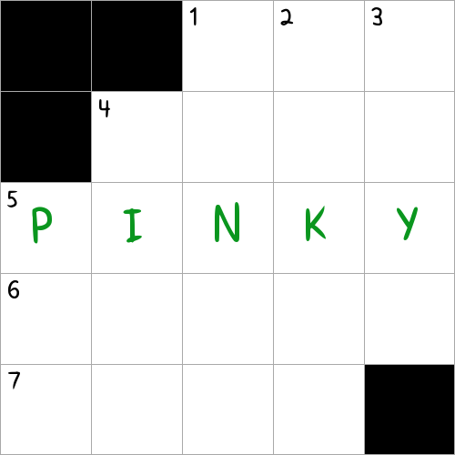 Smallest of five digits NYT Crossword Clue