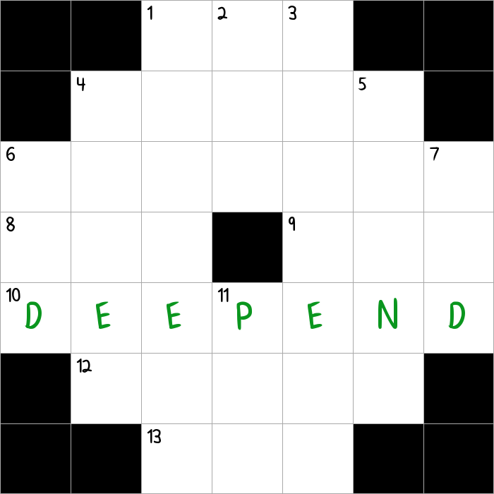 Place to dive in a pool NYT Crossword Clue
