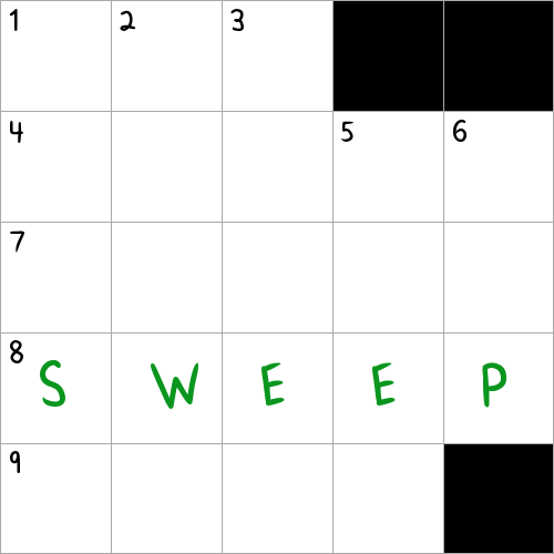Four wins out of four, e.g. NYT Crossword Clue