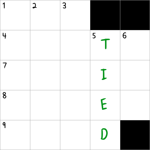 Like a twotwo series, e.g. NYT Crossword Clue