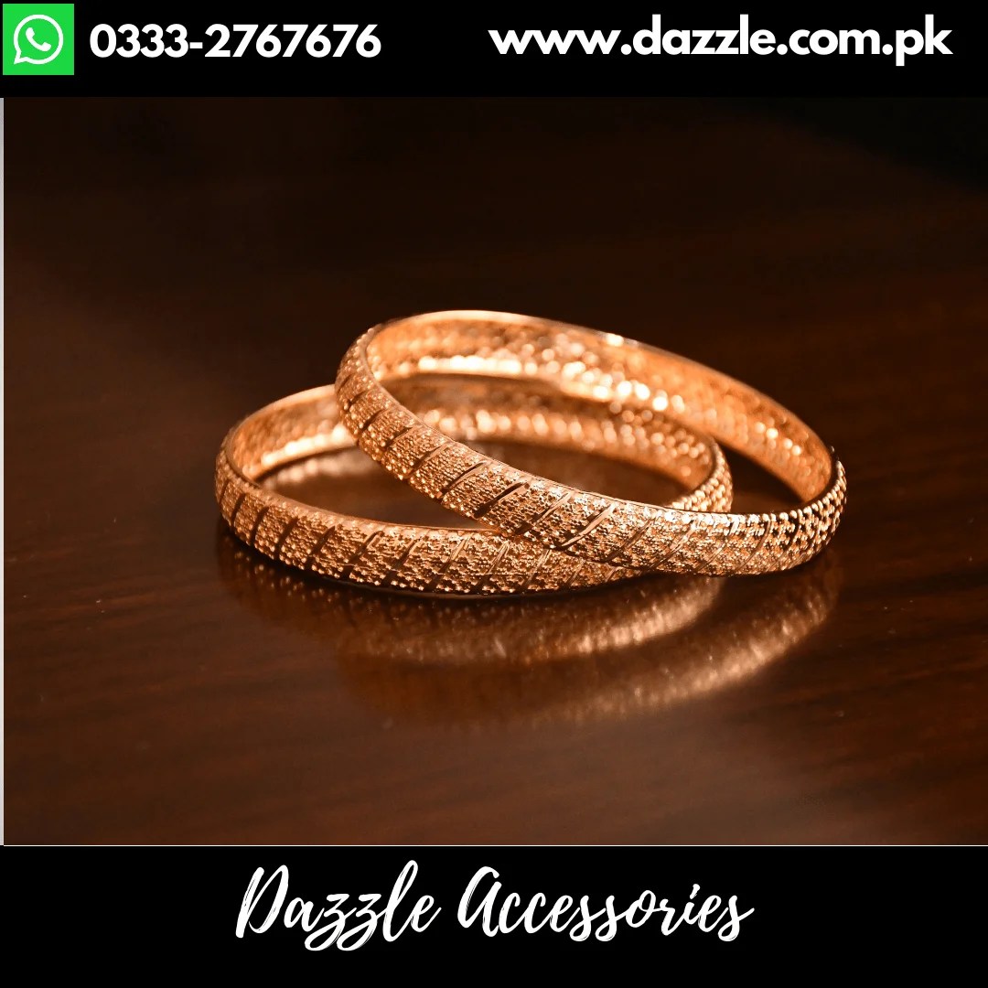 Gold Plated Bangles Dazzle Accessories