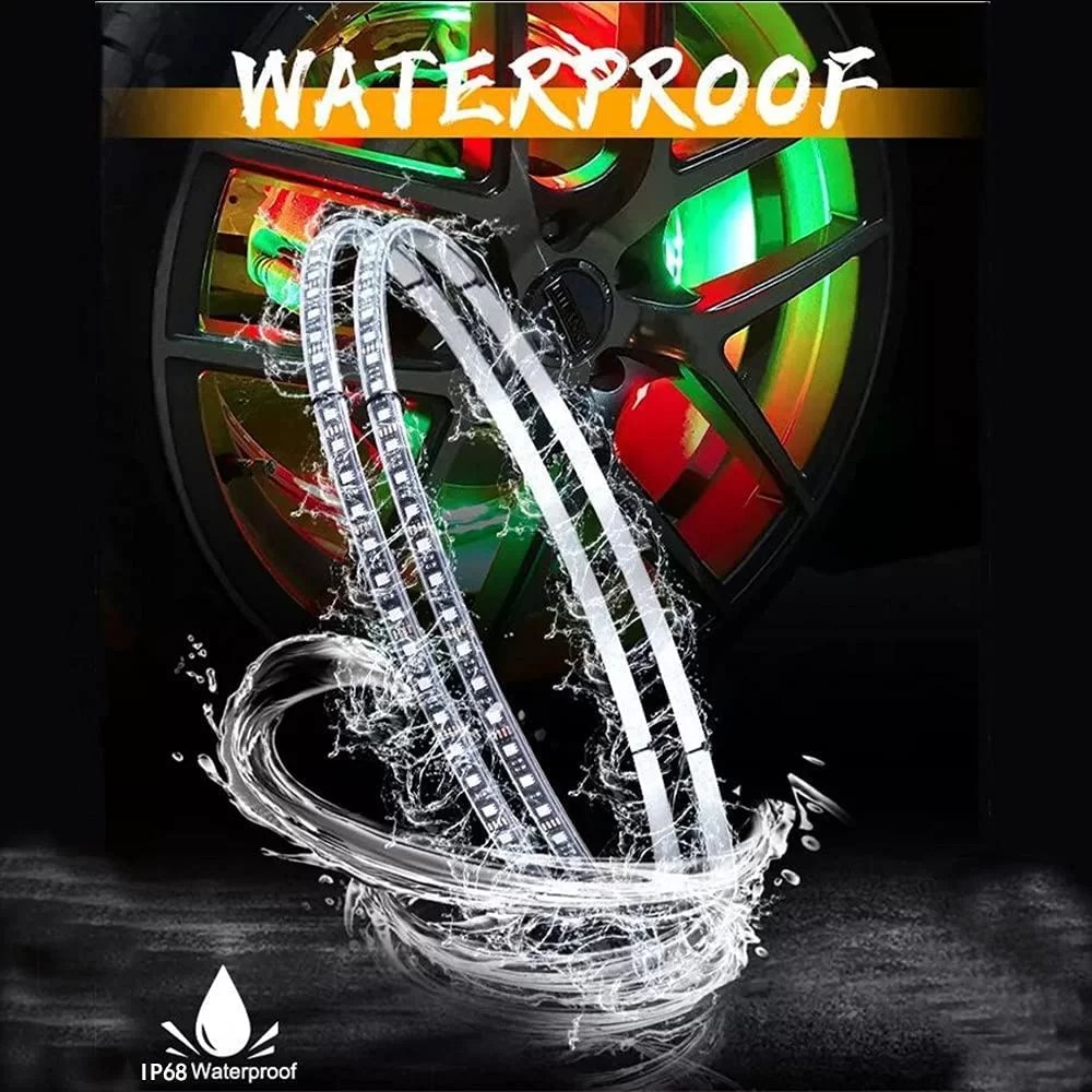 LED Wheel Lights 11″ for Golf Carts Dazzle Ride