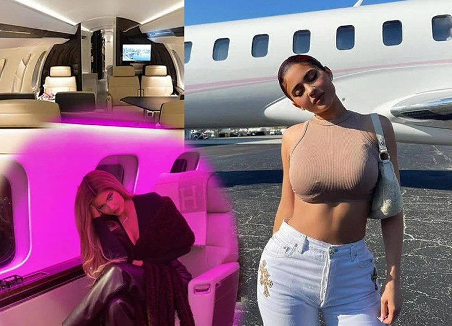 Kylie’s Pink Jet Fantasy Inside Her 72.8M Luxury Experience!