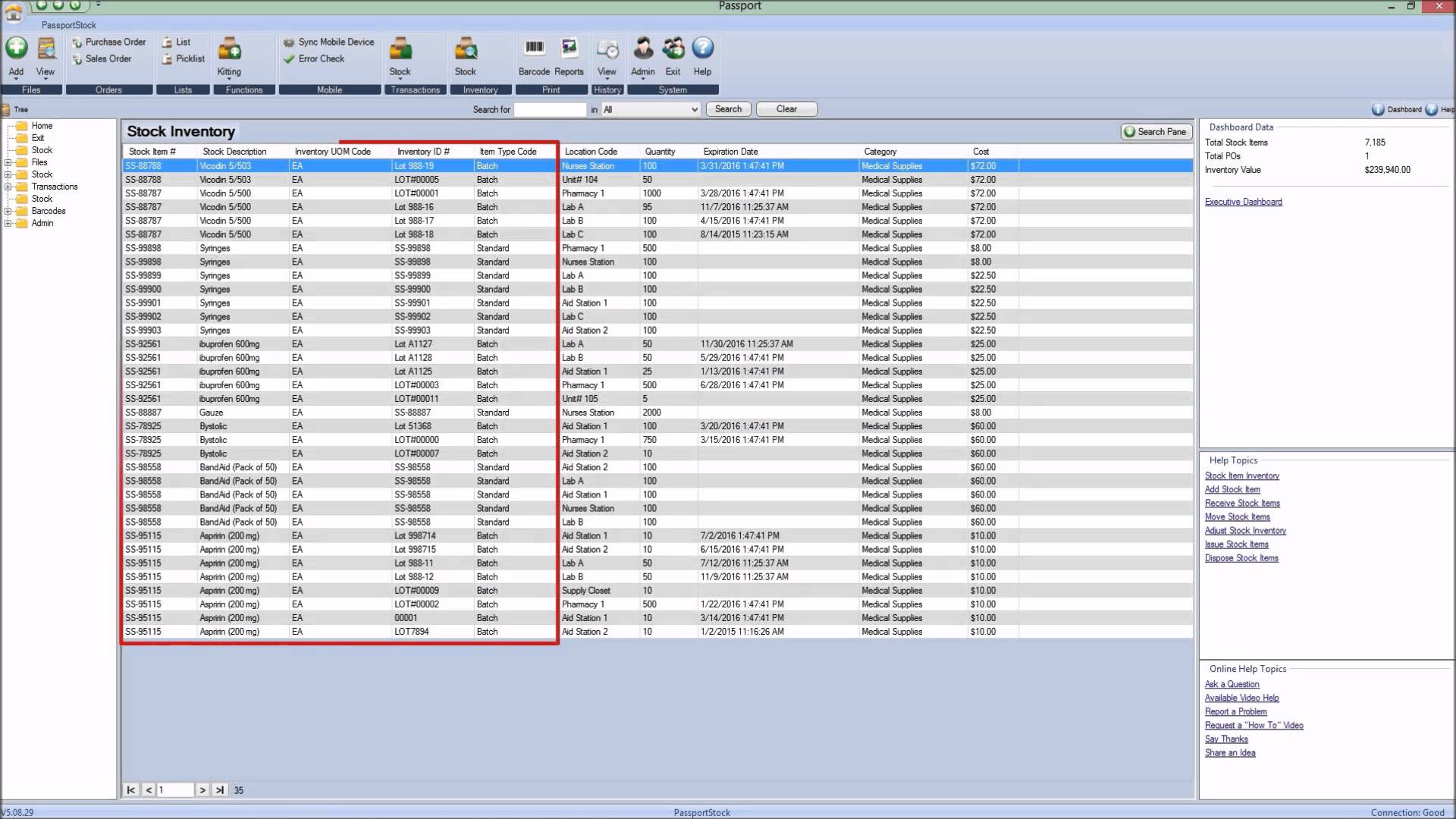 inventory spreadsheet template for numbers —