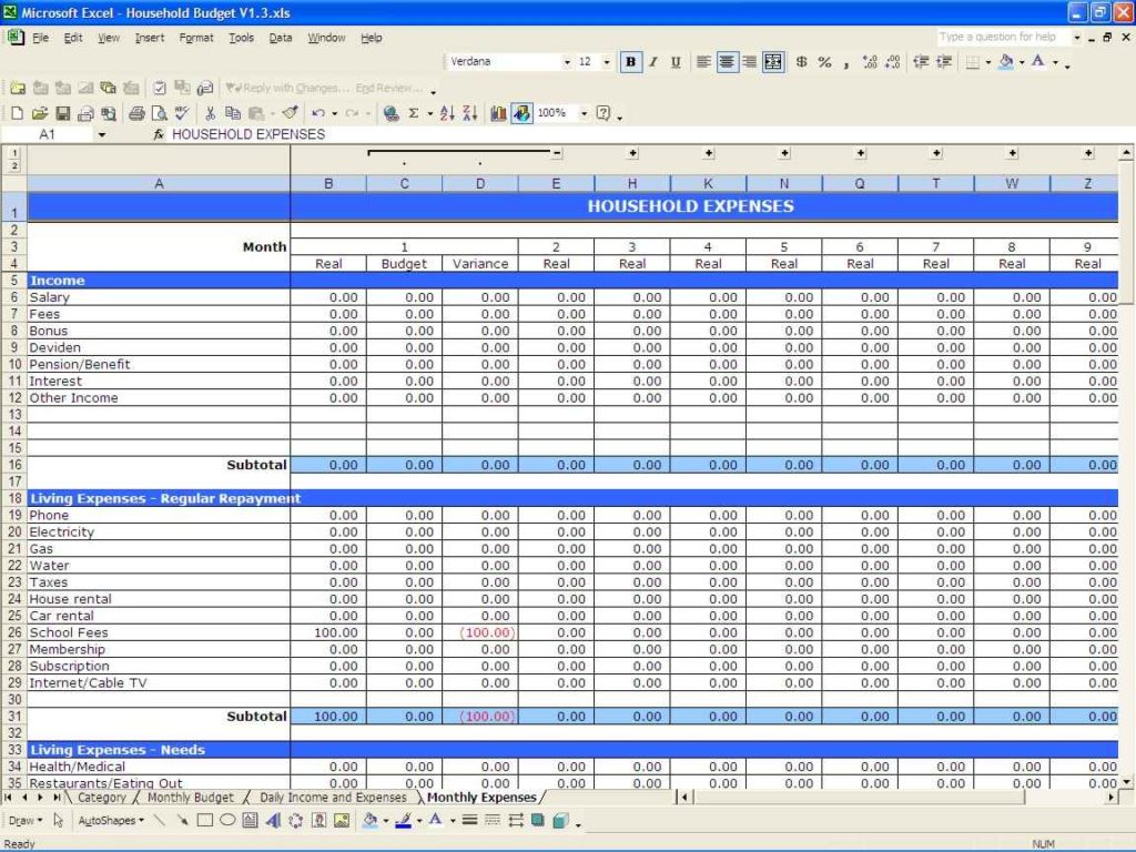 excel spreadsheets for business —