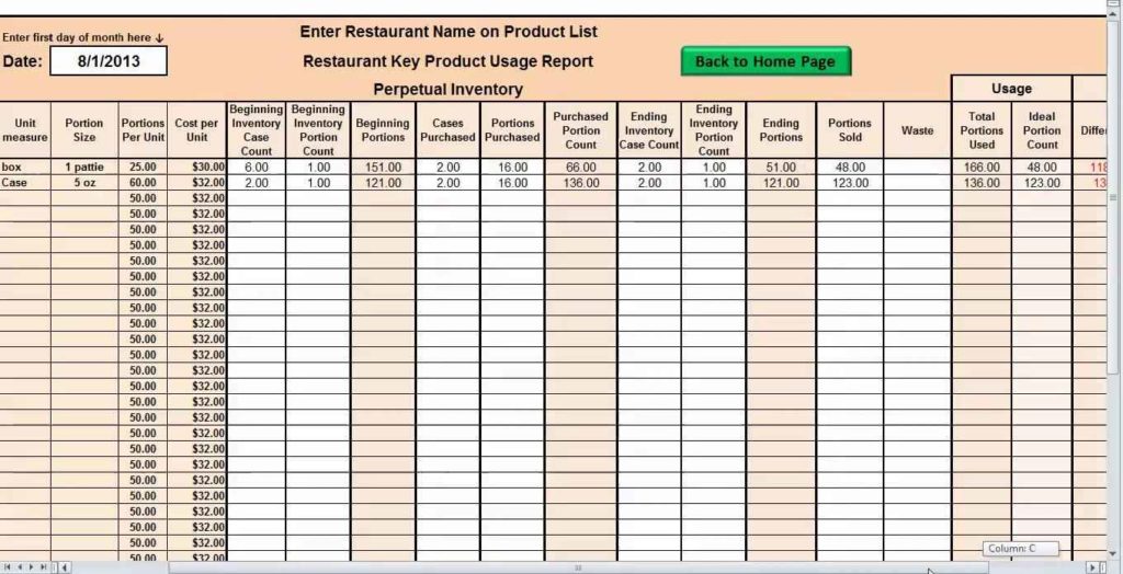 Sample Excel Inventory Spreadsheets Inventory Spreadsheet Ms Excel
